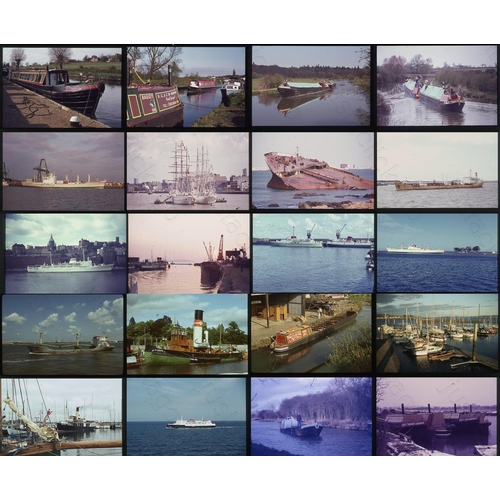 339 - Shipping, Canals and Waterways. A good collection of approx. 550 x 35mm colour slides on mostly Agfa... 