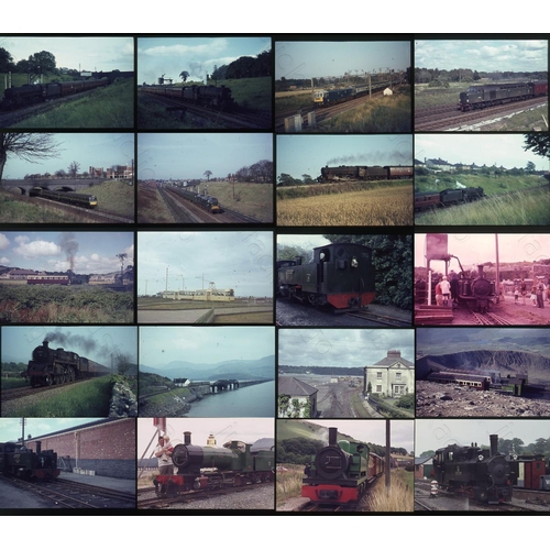 34 - Railway. An assortment of 100 x 35mm, colour slides, on Agfa film stock, housed in a plastic storage... 