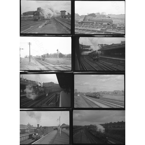 349 - Railway. BR Steam. A small selection of 50 good quality, mainly medium format (a few 35mm), black an... 