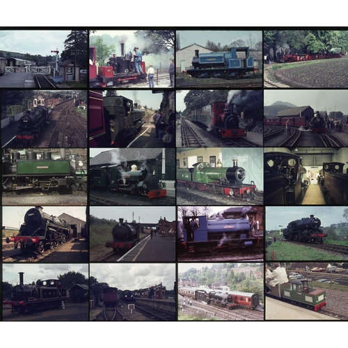 36 - Railway. A good assortment of approx. 290 x 35mm, colour slides, housed in 3 storage cases. The majo... 