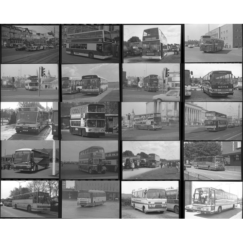 40 - U.K. Bus selection. Approx. 100, individual, 35mm black and white and a few colour negatives. The se... 