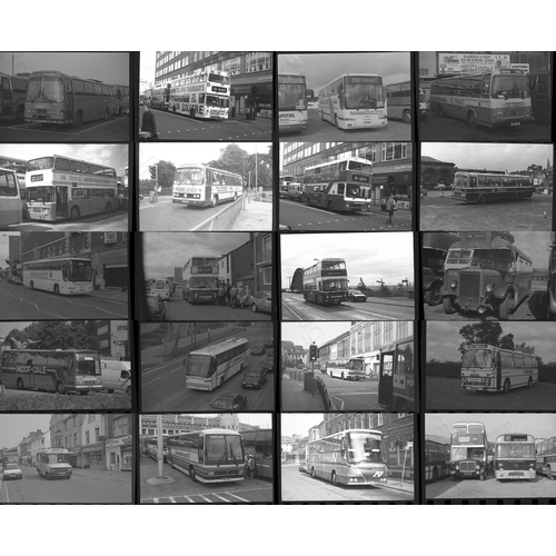 41 - U.K. Bus selection. Approx. 100, individual, 35mm black and white and a few colour negatives. Note t... 