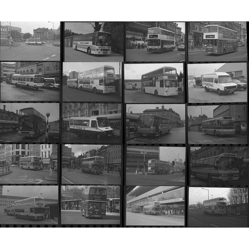 42 - U.K. Bus selection. Approx. 100, individual, 35mm black and white and a few colour negatives. The se... 