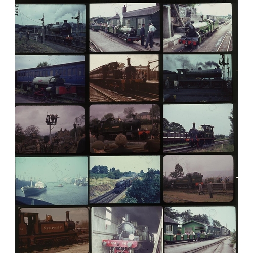 484 - Railway.BR and early Heritage Steam. A small selection of 62 x 35mm, colour slides, mostly on Agfa f... 