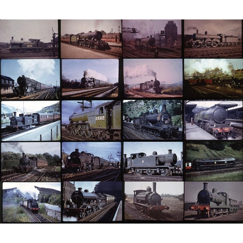 52 - Railway. BR Steam. A collection of approx. 225, duplicate, 35mm colour slides. The majority are BR s... 