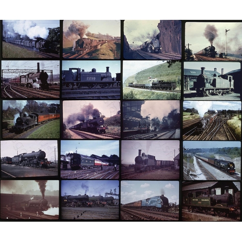 52 - Railway. BR Steam. A collection of approx. 225, duplicate, 35mm colour slides. The majority are BR s... 