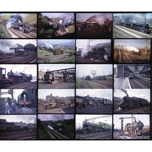 57 - Railway. B.R. Steam. Approx. 55 x 35mm original Kodak colour slides. A good quality selection, most ... 