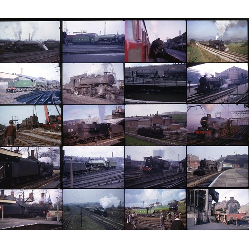 58 - Railway. B.R. Steam. Approx. 54 x 35mm original Kodak colour slides. A good quality selection, most ... 