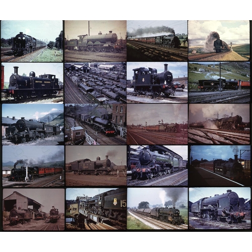 59 - Railway. BR Steam. A collection of approx. 225, duplicate, 35mm colour slides. The majority are BR s... 