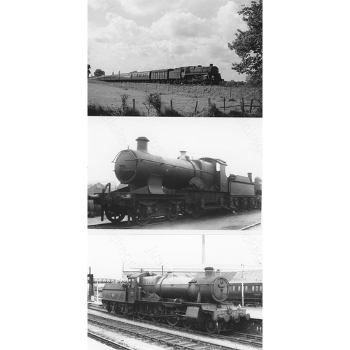 6 - Railway. B.R. Steam. A box of Approx. 600, black and white, postcard size prints. The prints feature... 