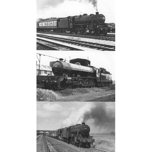 6 - Railway. B.R. Steam. A box of Approx. 600, black and white, postcard size prints. The prints feature... 