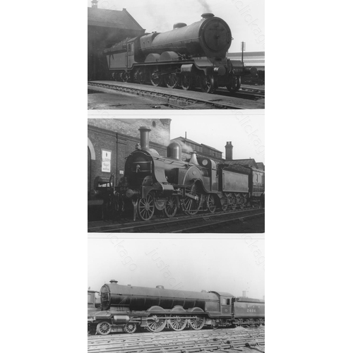 6 - Railway. B.R. Steam. A box of Approx. 600, black and white, postcard size prints. The prints feature... 