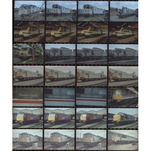 60 - Railway. Modern Traction. A selection of approx. 1000 x 35mm colour negatives, mostly in strips of 4... 