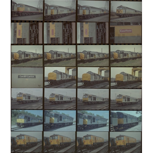 60 - Railway. Modern Traction. A selection of approx. 1000 x 35mm colour negatives, mostly in strips of 4... 