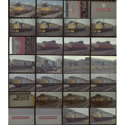 61 - Railway. Modern Traction. A selection of approx. 1000 x 35mm colour negatives, mostly in strips of 4... 