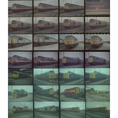 62 - Railway. Modern Traction. A selection of approx. 1000 x 35mm colour negatives, mostly in strips of 4... 