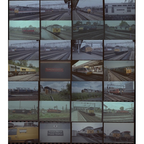 63 - Railway. Modern Traction. A selection of approx. 800 x 35mm colour negatives, mostly in strips of 4,... 