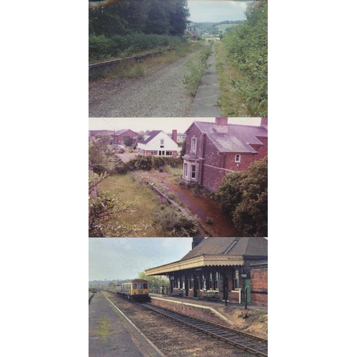 64 - Railway. Infrastructure. A large collection of approx. 450, colour and black and white, 6