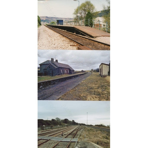 64 - Railway. Infrastructure. A large collection of approx. 450, colour and black and white, 6