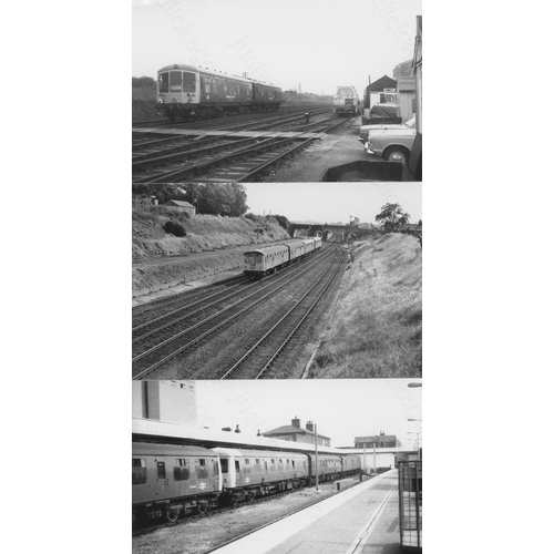 66 - Railway. Infrastructure. A large collection of approx. 500,  black and white (includes a few colour)... 