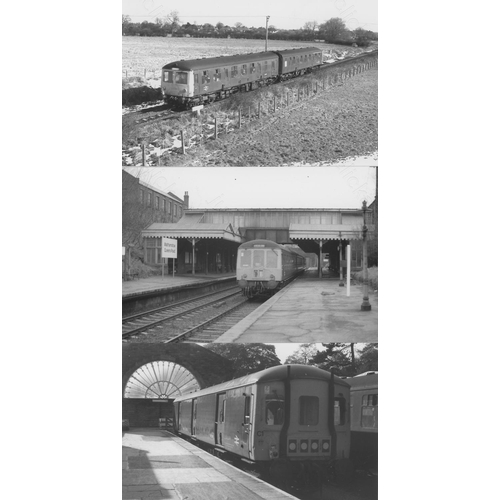 66 - Railway. Infrastructure. A large collection of approx. 500,  black and white (includes a few colour)... 