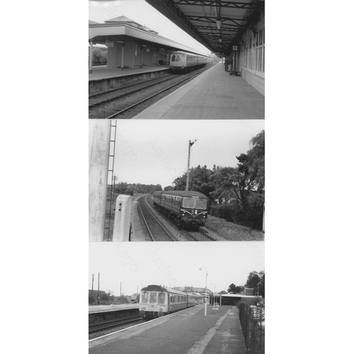 66 - Railway. Infrastructure. A large collection of approx. 500,  black and white (includes a few colour)... 