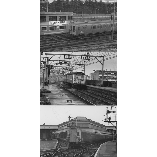 67 - Railway. Infrastructure. A large collection of approx. 400, mainly black and white with a few colour... 