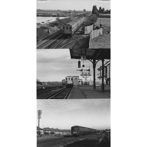 67 - Railway. Infrastructure. A large collection of approx. 400, mainly black and white with a few colour... 