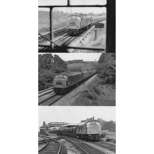 68 - Railway. Modern Traction. A large collection of approx. 900, mainly black and white 6