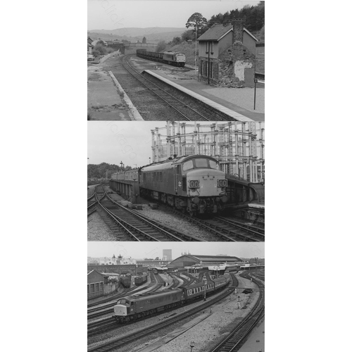 68 - Railway. Modern Traction. A large collection of approx. 900, mainly black and white 6