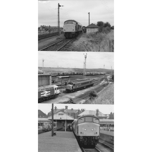 68 - Railway. Modern Traction. A large collection of approx. 900, mainly black and white 6