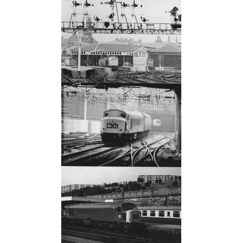 68 - Railway. Modern Traction. A large collection of approx. 900, mainly black and white 6