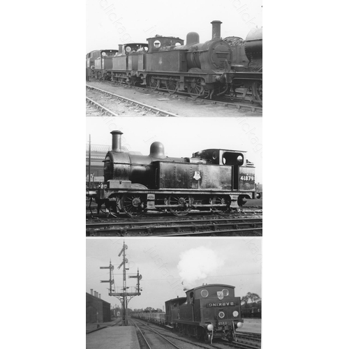 7 - Railway. L.M.S. Locomotives. A box of Approx. 650, black and white, postcard size prints. The prints... 