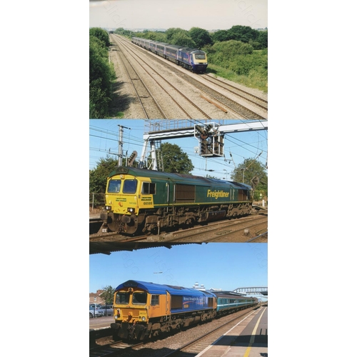 70 - Railway. Modern Traction. A large collection of approx. 1000+, good quality, mainly colour 6