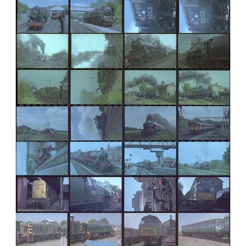 103 - Railway. Heritage Railways. A folder of approx. 1500, mostly colour 35mm negatives. There are severa... 