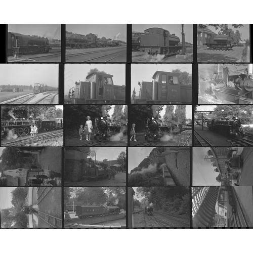 104 - Railway. Heritage and Narrow Gauge Railways. A folder of approx. 1000, mostly colour 35mm negatives.... 