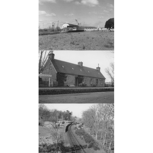 111 - Railway. Infrastructure. Approx. 100, black and white postcard size prints. The digital copy prints ... 