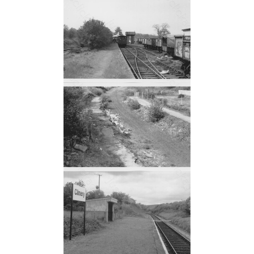 112 - Railway. Infrastructure. Approx. 100, black and white postcard size prints. The digital copy prints ... 