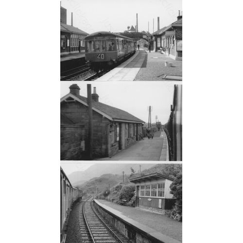 112 - Railway. Infrastructure. Approx. 100, black and white postcard size prints. The digital copy prints ... 