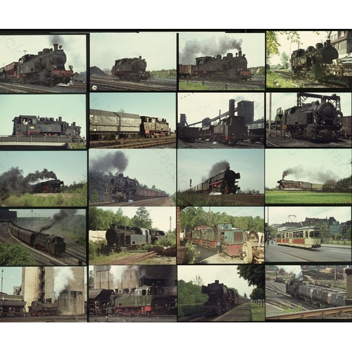 123 - Railway. West Germany. A small collection of approx. 87 x 35mm, original, colour slides featuring wo... 