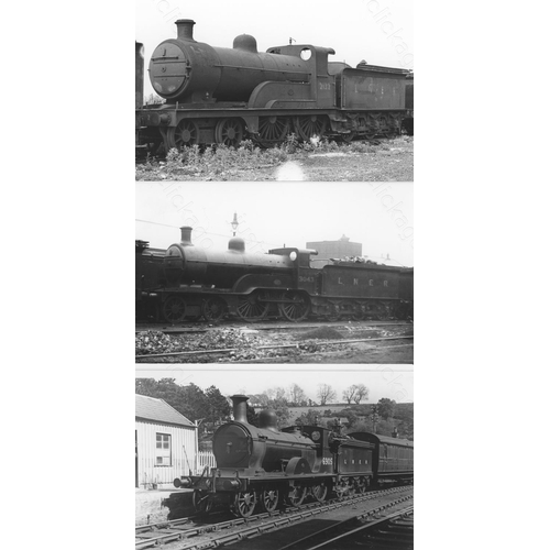 13 - Railway. B.R. Steam. A box of Approx. 750, black and white, postcard size prints. The prints feature... 