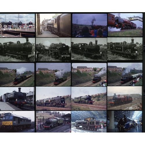 131 - Railway. Heritage Steam. An assortment of approx. 200 x 35mm colour slides (mixed film stock) and ar... 