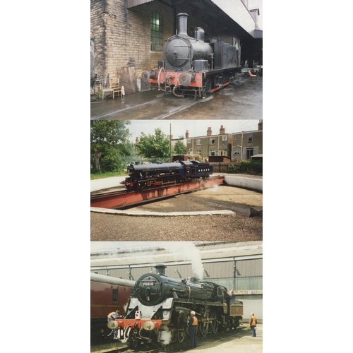 131 - Railway. Heritage Steam. An assortment of approx. 200 x 35mm colour slides (mixed film stock) and ar... 