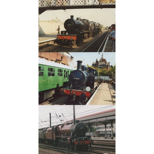 131 - Railway. Heritage Steam. An assortment of approx. 200 x 35mm colour slides (mixed film stock) and ar... 