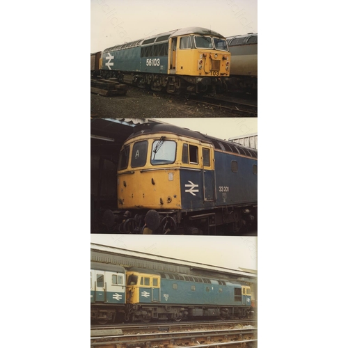 133 - Railway. Modern Traction. A collection of approx. 180 x 6