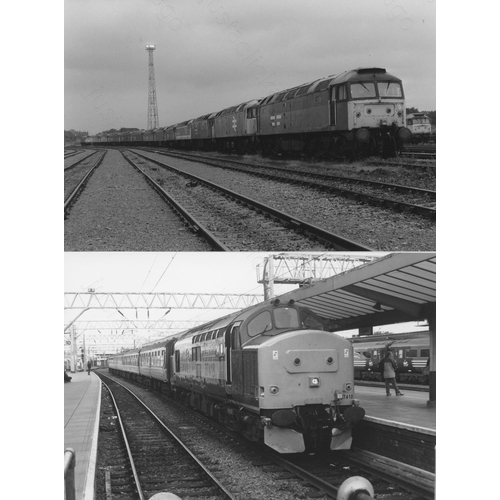 136 - Railway. Modern Traction. A collection of approx. 200 x 7