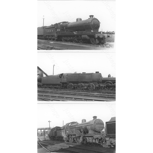 14 - Railway. B.R. Steam. A box of Approx. 750, black and white, postcard size prints. The prints feature... 