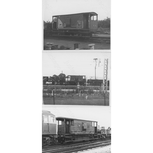 142 - Railway. Infrastructure - Wagons. A selection of approx. 200, black and white and colour prints, mos... 