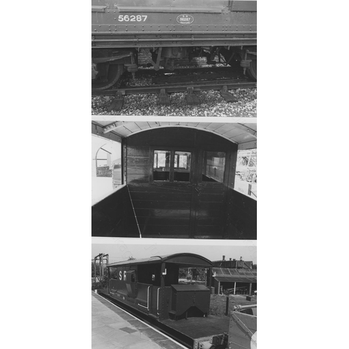 142 - Railway. Infrastructure - Wagons. A selection of approx. 200, black and white and colour prints, mos... 