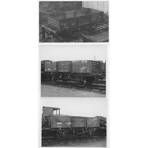 144 - Railway. Infrastructure - Wagons. A selection of approx. 180, black and white and colour prints, mos... 